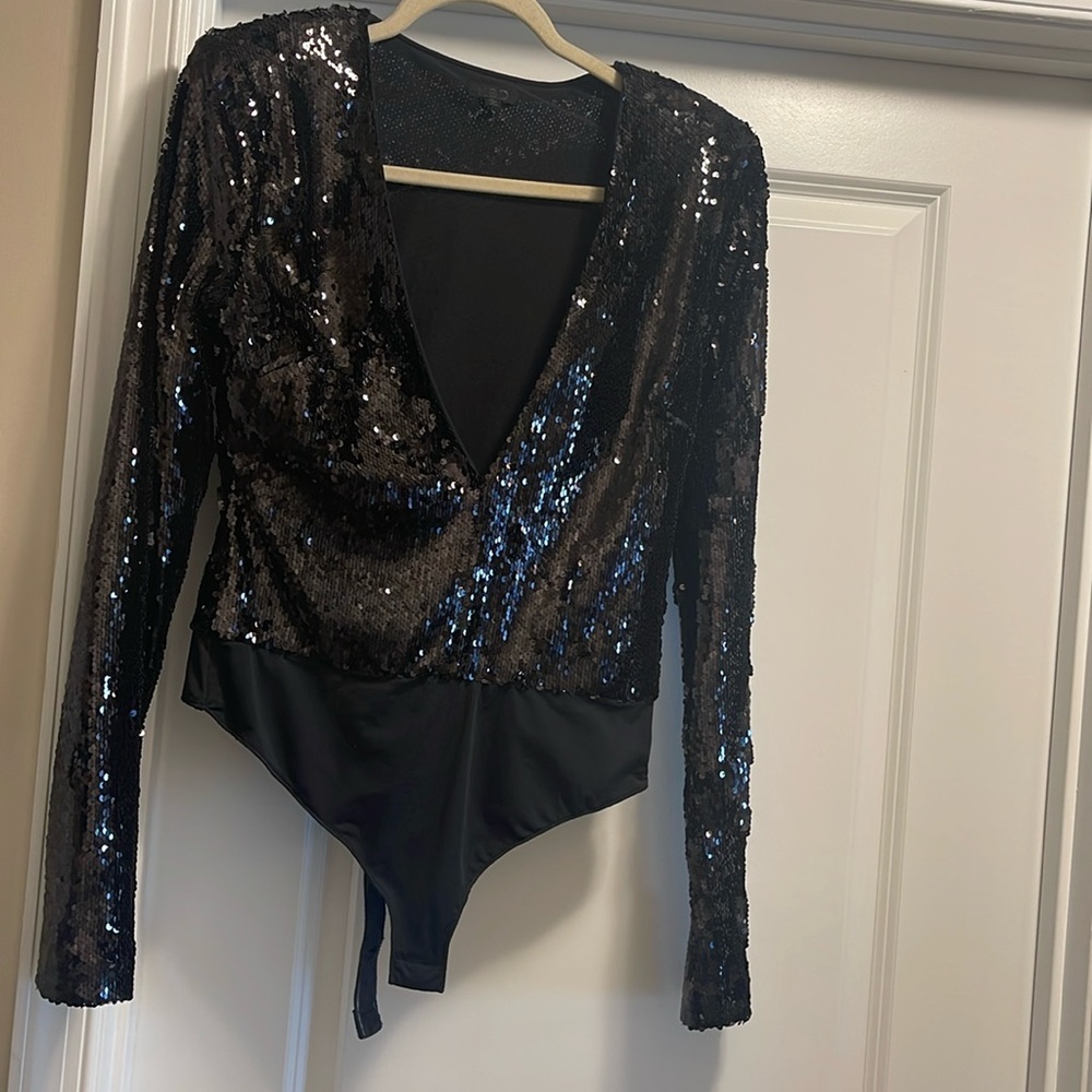 Sequin Bodysuit - image 1